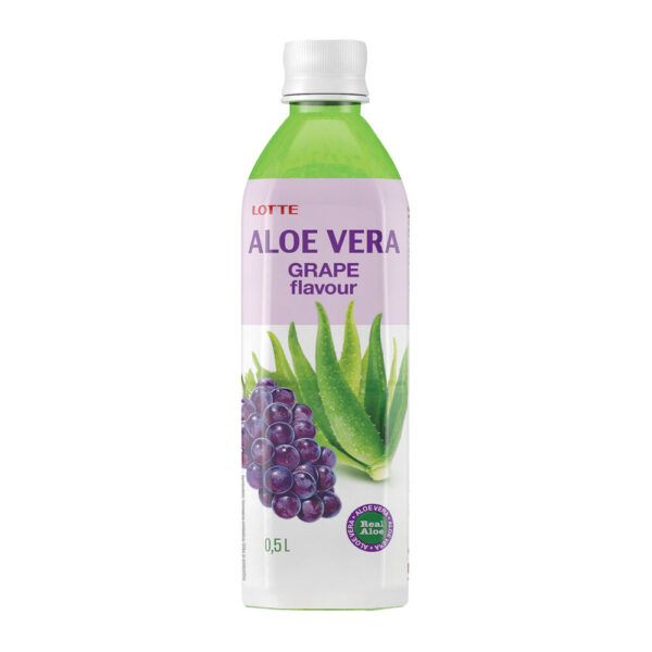 LOTTE Aloe Vera Grape 500 ml